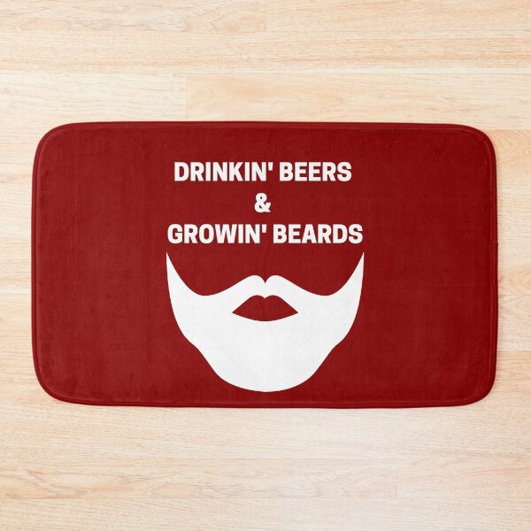 Item preview, Drinking Beers & Growing Beards White designed and sold by Indra Agrawal.