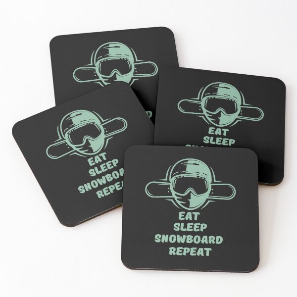 Item preview, Eat Sleep Snowboarding Repeat designed and sold by RockBeeDesigns.