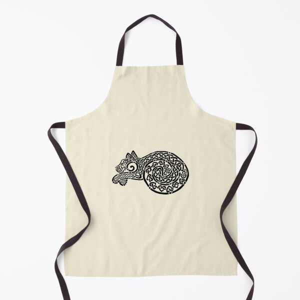 Item preview, Celtic Cat 19 Black on Ivory designed and sold by ingridthecrafty.