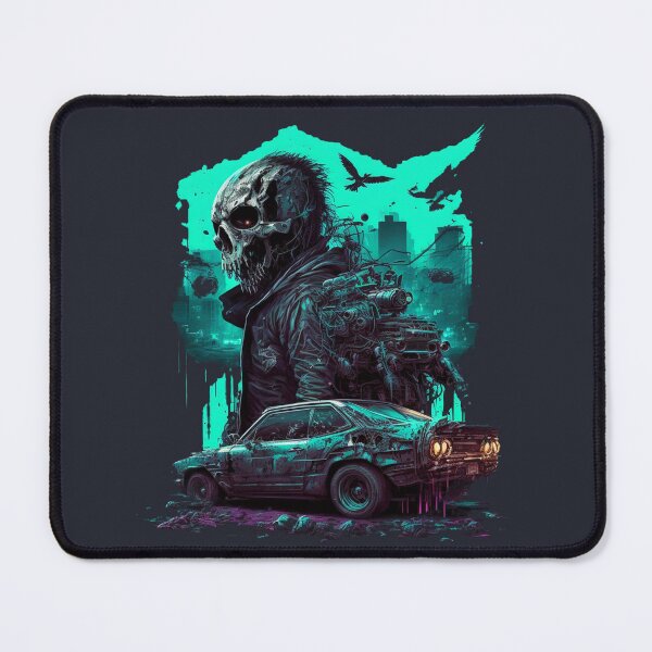 Item preview, Car and zombies in cyberpunk style designed and sold by Palteeshop.