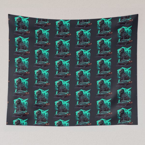 Item preview, Car and zombies in cyberpunk style designed and sold by Palteeshop.