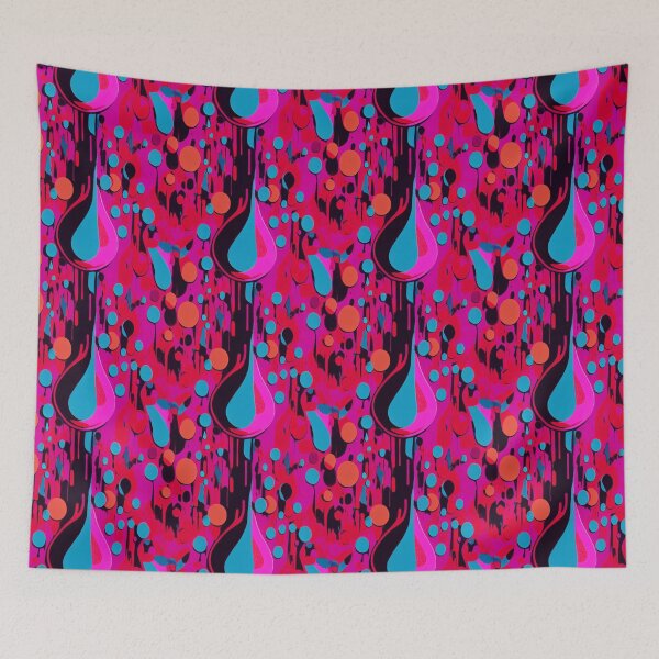 Item preview, Viva Magenta Color Combination Pattern designed and sold by BuraxisDesigns.