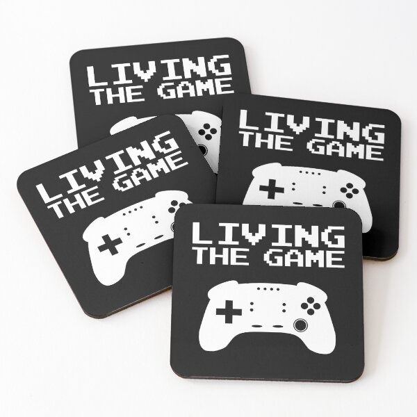 Item preview, Living The Game - Gamer Quotes designed and sold by EnzoVectorism.