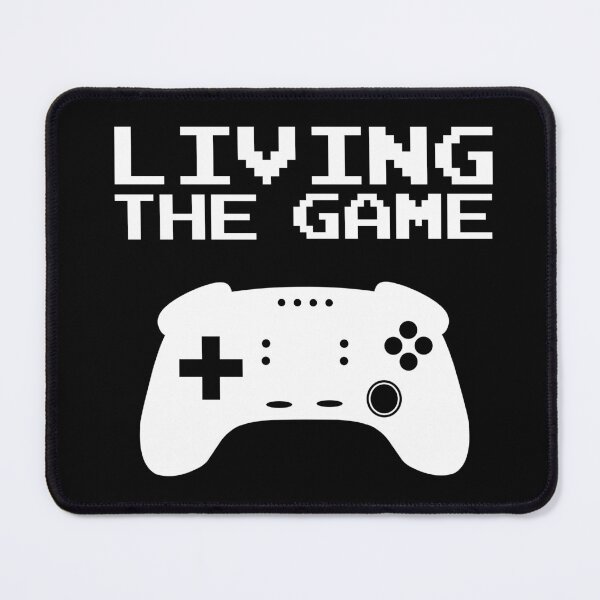 Item preview, Living The Game - Gamer Quotes designed and sold by EnzoVectorism.