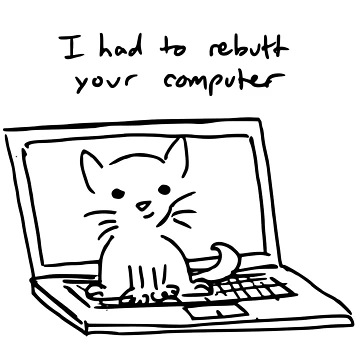 Artwork thumbnail, Computer Cat by Aaron Richter