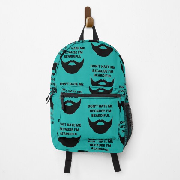 Item preview, Don't Hate Me Because I'm Beardiful Black designed and sold by Indra Agrawal.