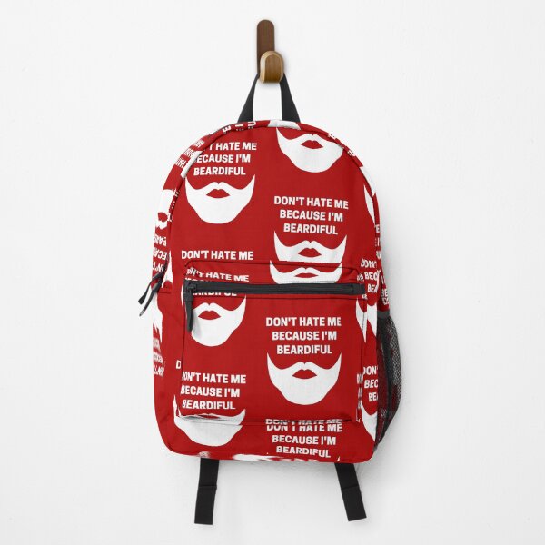 Item preview, Don't Hate Me Because I'm Beardiful White designed and sold by Indra Agrawal.