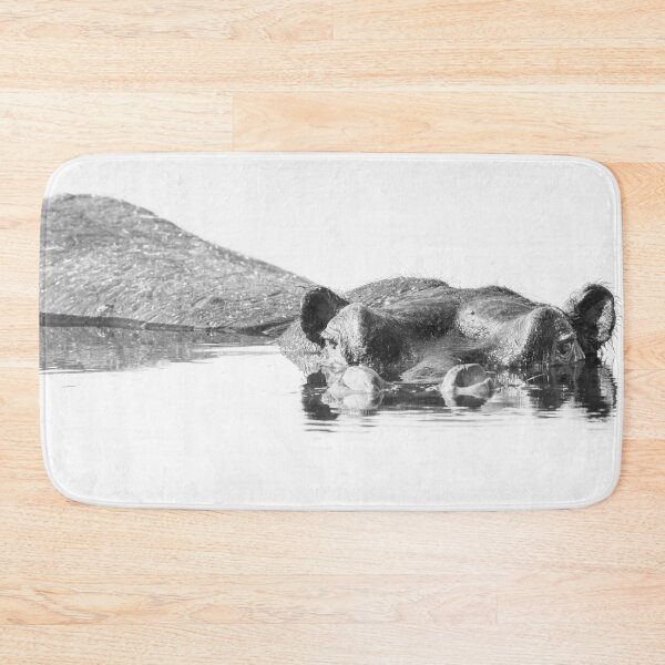 Item preview, Hippo High Key Okavango Delta Botswana designed and sold by PhotoArt by Joan Carroll.