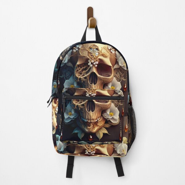 Item preview, Golden and botanic skull #0010 designed and sold by Anas Xenophon.
