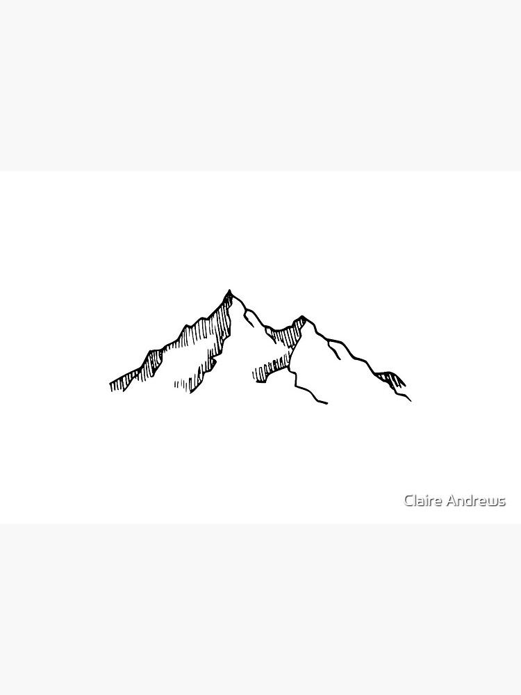 How to Draw Mountains Easy: Step by Step Tutorial - Choose Marker