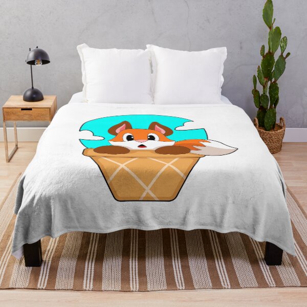 Item preview, Fox Ice cream cone designed and sold by Snabdesign84.