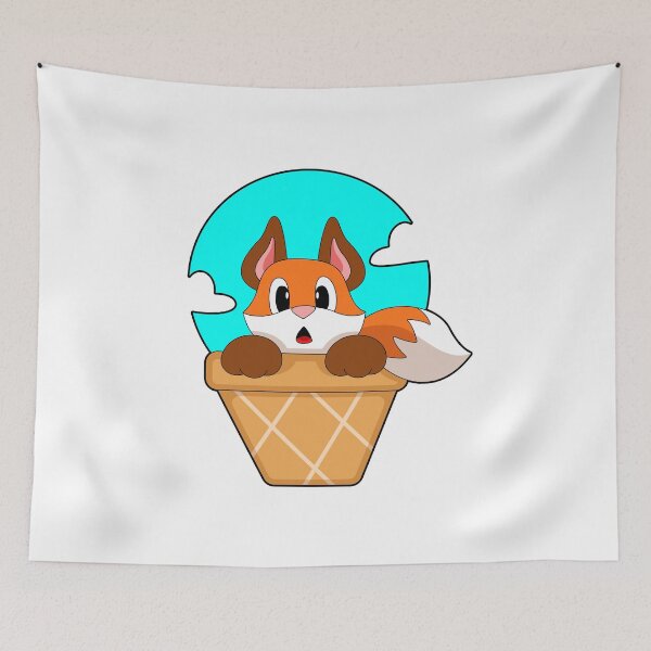 Item preview, Fox Ice cream cone designed and sold by Snabdesign84.