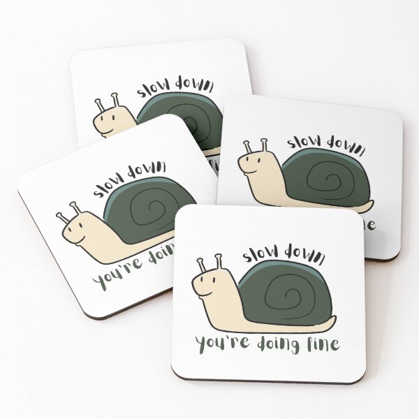Item preview, Slow down, youre doing fine green designed and sold by MMaeDesigns.