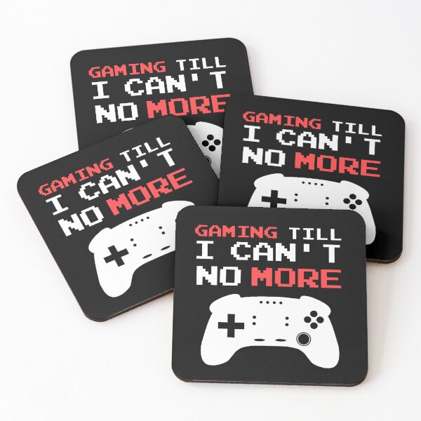 Item preview, Gaming Till I Can't No More - Gamer Quotes designed and sold by EnzoVectorism.