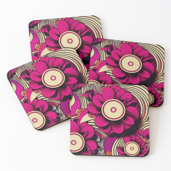 Item preview, Viva Magenta Retro Vinyl Records designed and sold by BuraxisDesigns.
