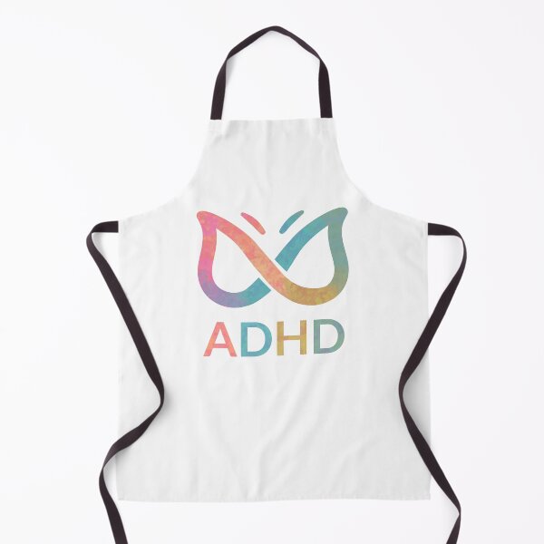 Artikelvorschau, ADHS-Schmetterling-Symbol mit Wort entworfen und verkauft von Optimist Jenna: Neurodivergent Designs.