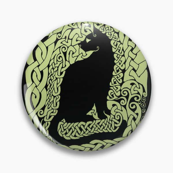Item preview, Celtic Surround Cat designed and sold by ingridthecrafty.