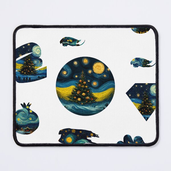 Item preview, Van Gogh Painting Starry Night Remake Winter Starter Pack designed and sold by CandyDroidMerch.