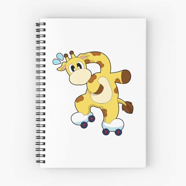 Item preview, Giraffe Roller skating Roller skates  designed and sold by Snabdesign84.