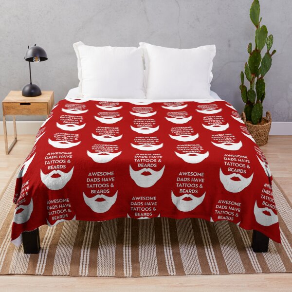 Item preview, Awesome Dads Have Tattoos & Beards White designed and sold by Indra Agrawal.