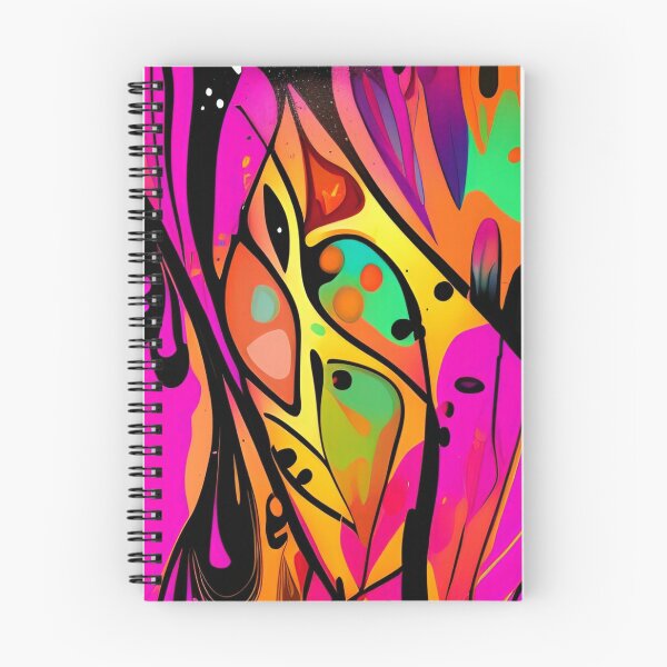 Item preview, Colorful Abstract Psychedelic Splatter Paint Design designed and sold by bandjdesigns.