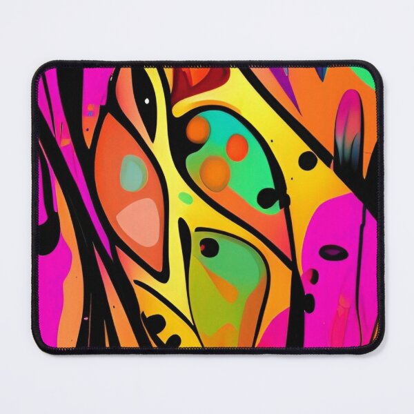 Item preview, Colorful Abstract Psychedelic Splatter Paint Design designed and sold by bandjdesigns.