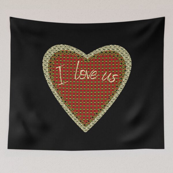 Item preview, I LOVE US Valentine's Day Design for the Young and Patterned Heart and Love Collectors designed and sold by tranquilbeach.