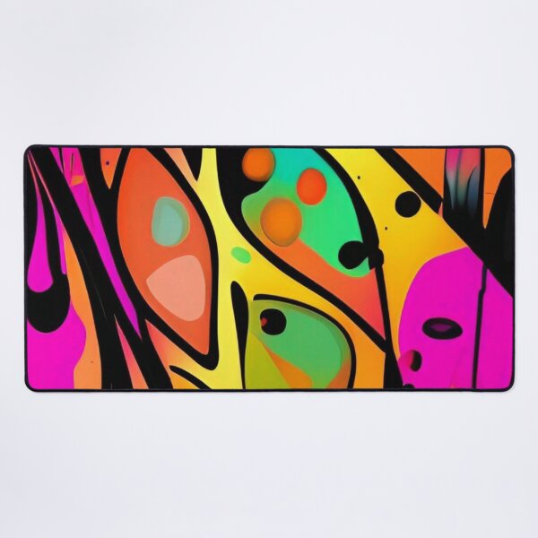 Item preview, Colorful Abstract Psychedelic Splatter Paint Design designed and sold by bandjdesigns.