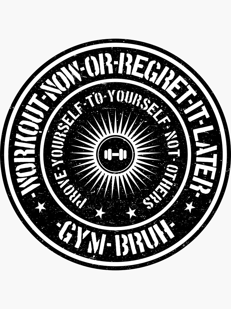 "Gym Bro Shirt" Sticker for Sale by Cuztomthreads Redbubble