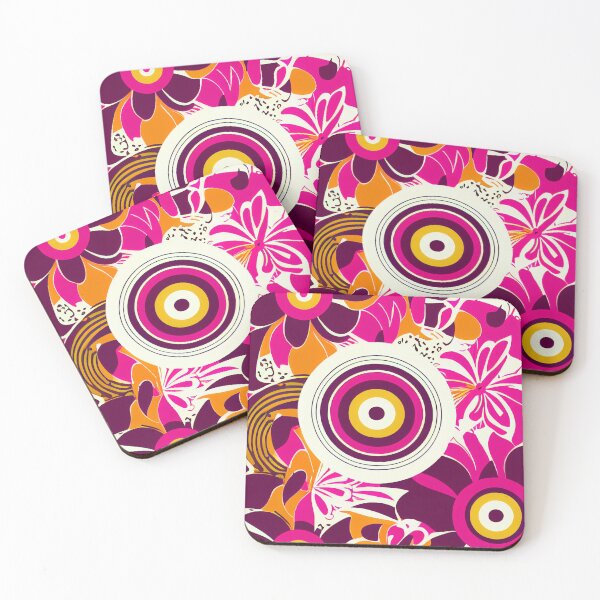 Item preview, Retro Vinyl Records - Viva Magenta designed and sold by BuraxisDesigns.