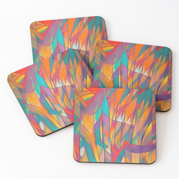 Item preview, Colorful Abstract Geometrical Pattern Design designed and sold by bandjdesigns.