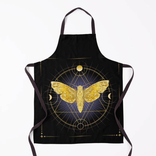 Item preview, Golden Moth Symbol of Inner Wisdom designed and sold by devaleta.