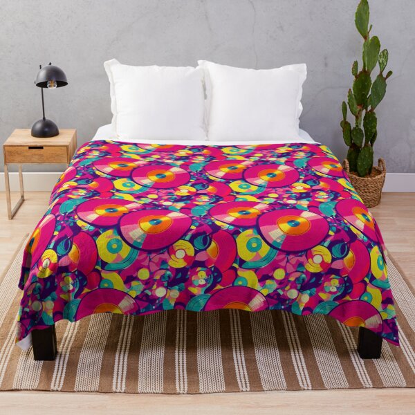 Item preview, Retro Vinyl Records - Viva Magenta designed and sold by BuraxisDesigns.