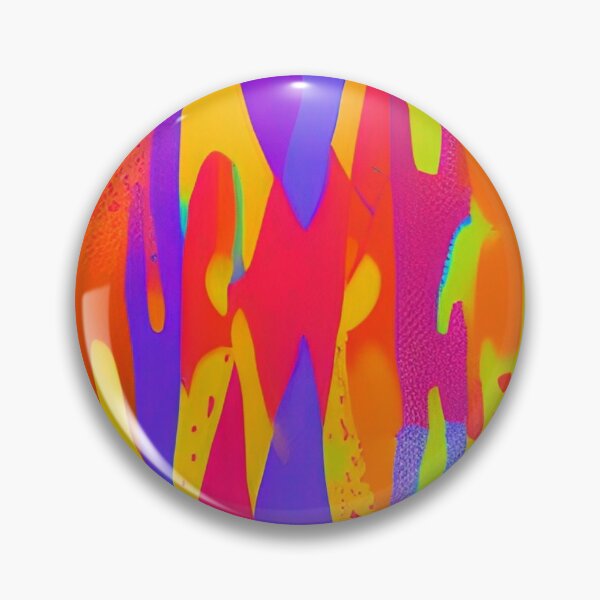 Item preview, Colorful Abstract Psychedelic Splatter Paint Design designed and sold by bandjdesigns.