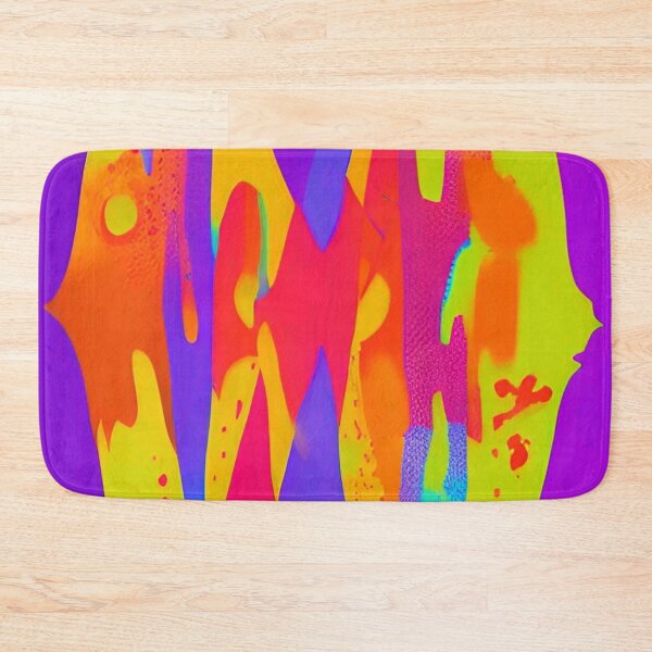 Item preview, Colorful Abstract Psychedelic Splatter Paint Design designed and sold by bandjdesigns.