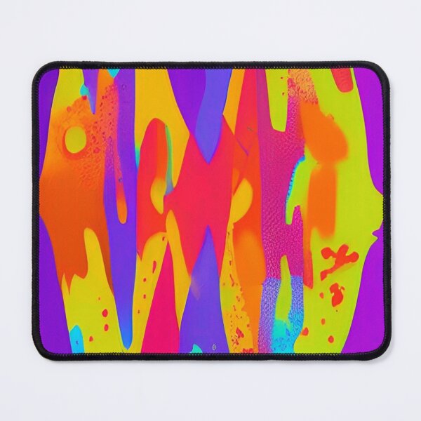 Item preview, Colorful Abstract Psychedelic Splatter Paint Design designed and sold by bandjdesigns.
