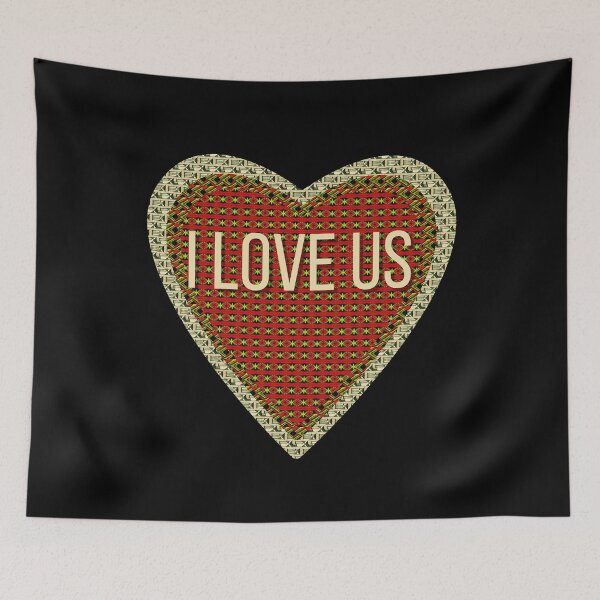 Item preview, I LOVE US Valentine's Day Design for the Young and Patterned Heart and Love Collectors designed and sold by tranquilbeach.