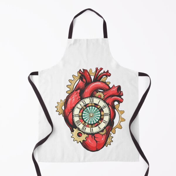 Item preview, Mechanical Heart with Clock face and Gears designed and sold by devaleta.