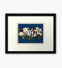 SSDGM Murderino Flower Illustration My Favorite Murder Framed Print