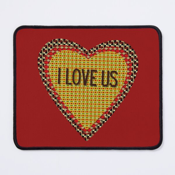 Item preview, I LOVE US Valentine's Day Design 4 for the Young and Patterned Heart and Love Collectors designed and sold by tranquilbeach.