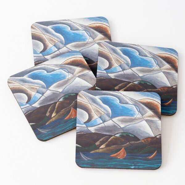 Item preview, Clouds and Water Modernist Abstract Arthur Dove Painting. designed and sold by Brasilia.
