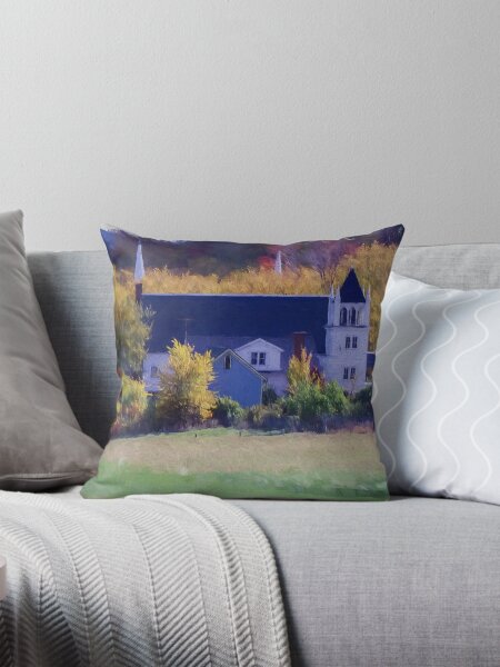 Item preview, Rural Church in Autumn Colors designed and sold by kenmo.
