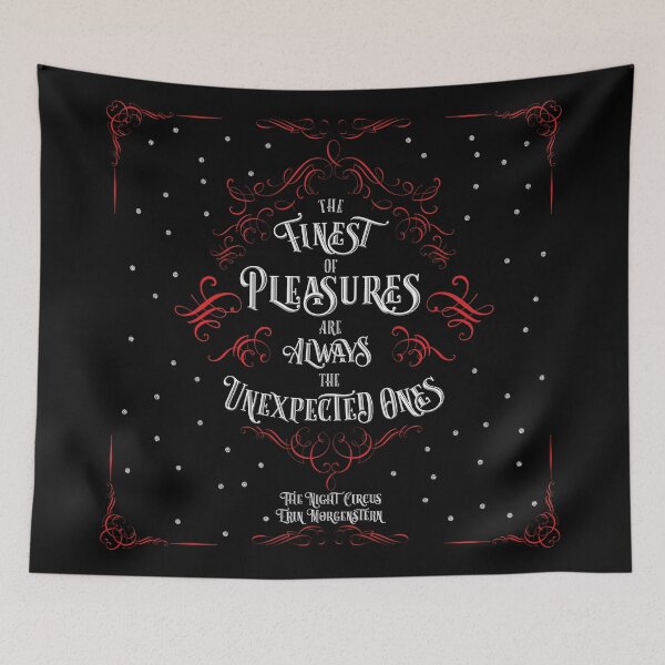 Item preview, The finest of pleasures are always the unexpected ones. The Night Circus designed and sold by literarylifeco.