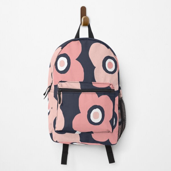 Item preview, Modern Scandi Garden in Navy and Pink designed and sold by Deutschic.