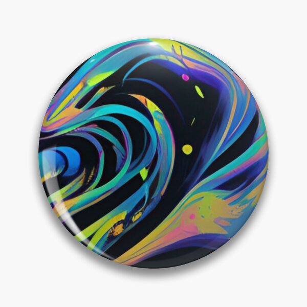 Item preview, Colorful Abstract Psychedelic Splatter Paint Design designed and sold by bandjdesigns.