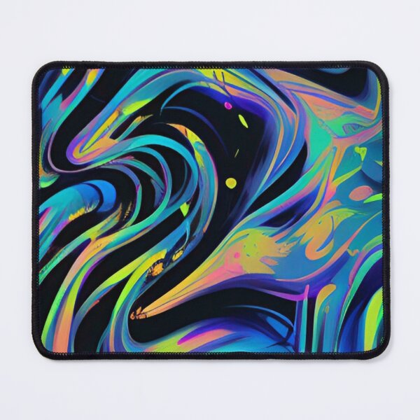Item preview, Colorful Abstract Psychedelic Splatter Paint Design designed and sold by bandjdesigns.