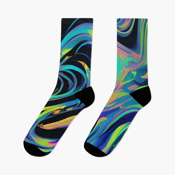 Item preview, Colorful Abstract Psychedelic Splatter Paint Design designed and sold by bandjdesigns.