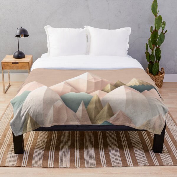 Item preview, Geometrical Mountain Fogs, Pastel Tones, Minimalist designed and sold by Melih Yasar.