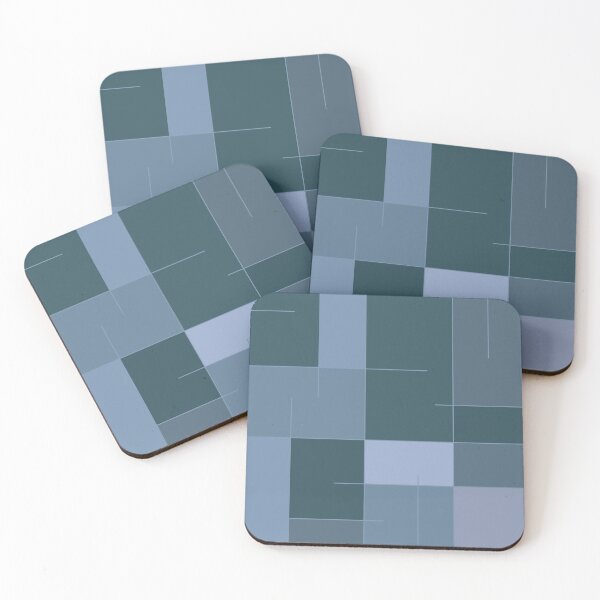 Item preview, Geometric Color Block Blue designed and sold by reagzz.
