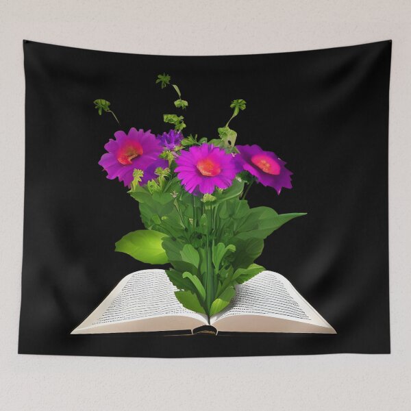 Artikelvorschau, Blumen, die aus Buchkunstwerken wachsen entworfen und verkauft von gramizzia.